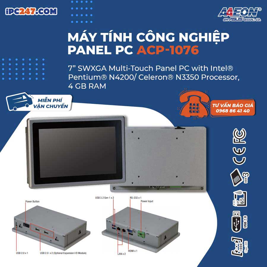 ACP-1076HTT-A3-1012 aaeon 