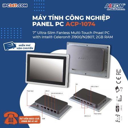 Panel PC ACP-1074HTT-B3-1013